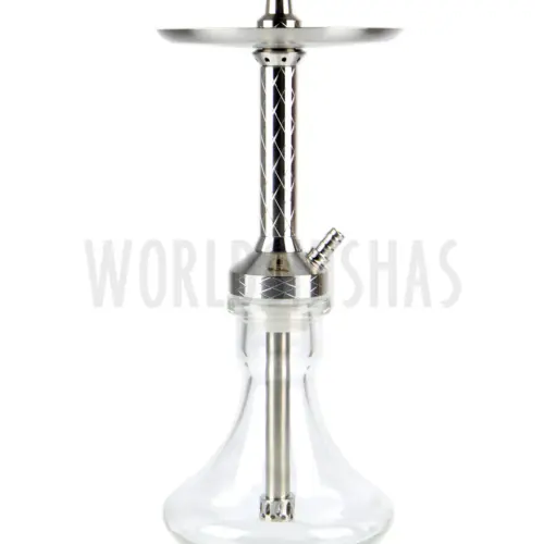 CACHIMBA MR SHISHA MINI KHALIFA SILVER (SIN BASE)