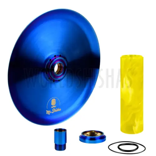 KIT MR SHISHA BABY PRO BLUE-YELLOW