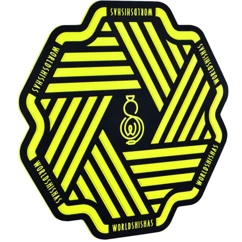 TAPETE DE SILICONA WS BLACK YELLOW FLUOR