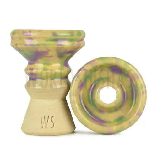 CAZOLETA WORLDSHISHAS GARDEN CREAM PURPLE