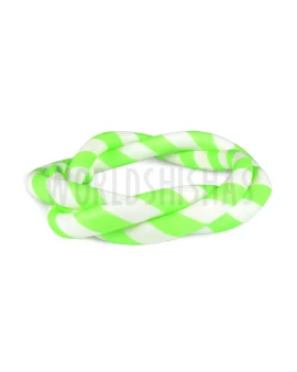 accesorio-manguera-karma-silicona-rayada-green-white copia