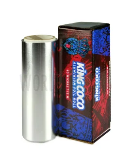 ROLLO PAPEL DE ALUMINIO KING COCO 40 MICRAS 12M