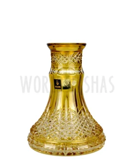 base-caesar-bohemia-crystal-mini-cone-wild-cut-yellow copia