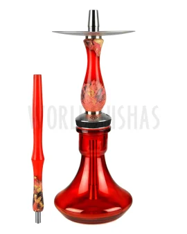 CACHIMBA RF HOOKAH EPOXY STEEL MINI RED