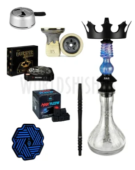 pack-cachimba-worldshishas-bowl-burner-galaxy-mat-carbon-zar-gufy-pink copia