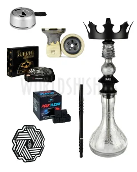 pack-cachimba-worldshishas-bowl-burner-galaxy-mat-carbon-zar-gufy-white copia