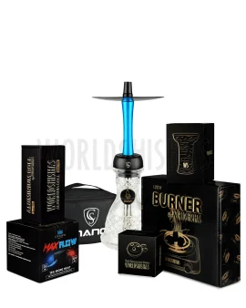 pack-cachimba-worldshishas-bowl-burner-provost-aluminium-carbon-cachimba-cold-smoke-nano-sea-blue copia