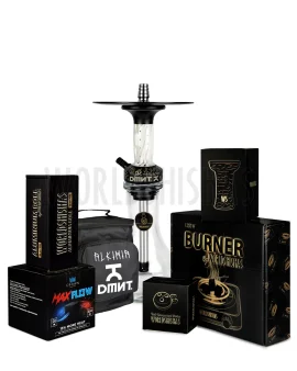pack-cachimba-worldshishas-bowl-burner-provost-aluminium-carbon-cachimba-dmnt-alkimia-blanco copia