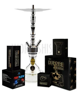 pack-cachimba-worldshishas-bowl-burner-provost-aluminium-carbon-cachimba-dschinni-pico-silver-narguile copia