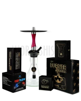 pack-cachimba-worldshishas-bowl-burner-provost-aluminium-carbon-cachimba-sky-hookah-sdm-burgundy copia