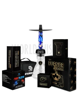 pack-cachimba-worldshishas-bowl-burner-provost-aluminium-carbon-cold-smoke-nano-warrior-blue copia