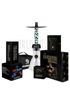 pack-cachimba-worldshishas-bowl-burner-provost-aluminium-carbon-cold-smoke-nano-warrior-blue-sea copia