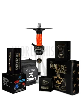 pack-cachimba-worldshishas-bowl-burner-provost-aluminium-carbon-dmnt-alkimia-2.0-orange copia