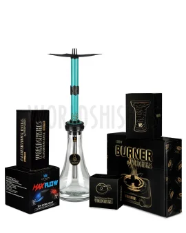 pack-cachimba-worldshishas-bowl-burner-provost-aluminium-carbon-embery-equal-sky-blue-black copia