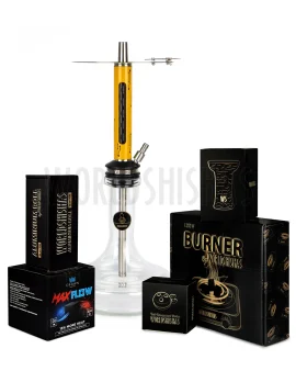 pack-cachimba-worldshishas-bowl-burner-provost-aluminium-carbon-geometry-techno-yellow copia