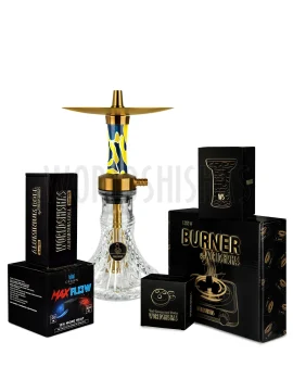 pack-cachimba-worldshishas-bowl-burner-provost-aluminium-carbon-helium-moebius-gold-edition-blue-yellow copia