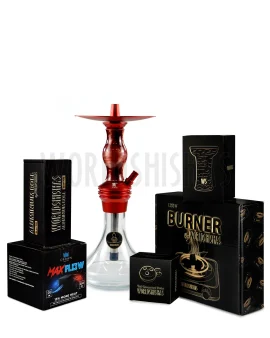 pack-cachimba-worldshishas-bowl-burner-provost-aluminium-carbon-kaya-elox-eco-poxy-red copia