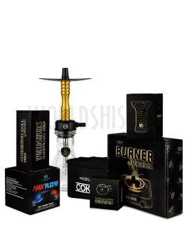 pack-cachimba-worldshishas-bowl-burner-provost-aluminium-carbon-medusa-cokev-maletin-gold copia