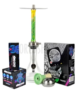 pack-cachimba-ws-bowl-volt-king-coco-first-hookah-core-dark-green copia