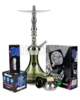 pack-cachimba-ws-bowl-volt-king-coco-mr-shisha-mini-legend-2.0-silver-green copia