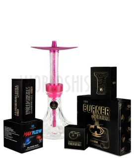 pack-worldshishas-bowl-burner-provost-aluminium-carbon-cachimba-chameleon-urban-style-pink-white copia