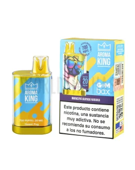 POD DESECHABLE AROMA KING GEM BOX MARACUYÁ GUAYABA NARANJA 700 PUFFS